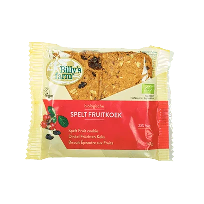 Biologische Spelt Fruitkoek 50g